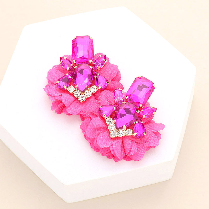 Floral Fashion Stud Earrings