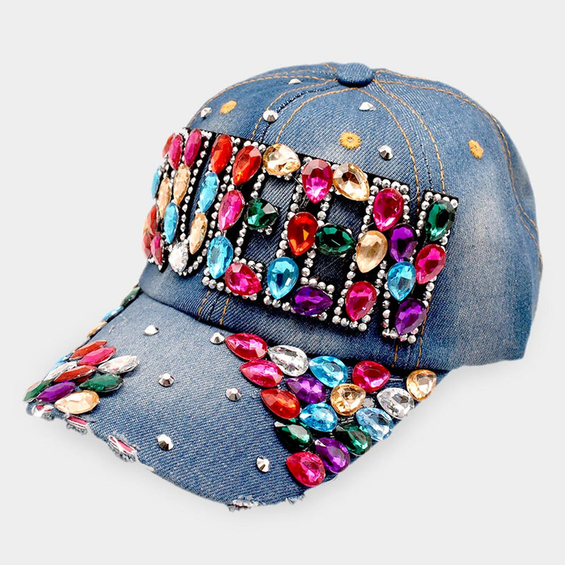 Queen Denim Hat