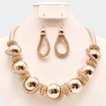 Twisted Fashion Necklace Set