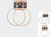 Olivia O Ring Earrings (2Pc clip on Set)