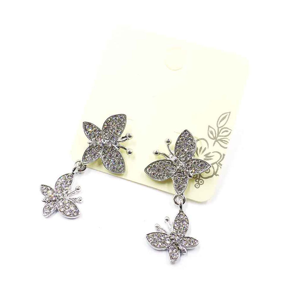 Butterfly 3PC SET (Footchain, hair Clips, Earrings)