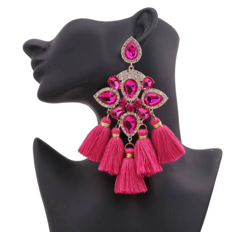 Bella-Lux Tassel Earrings