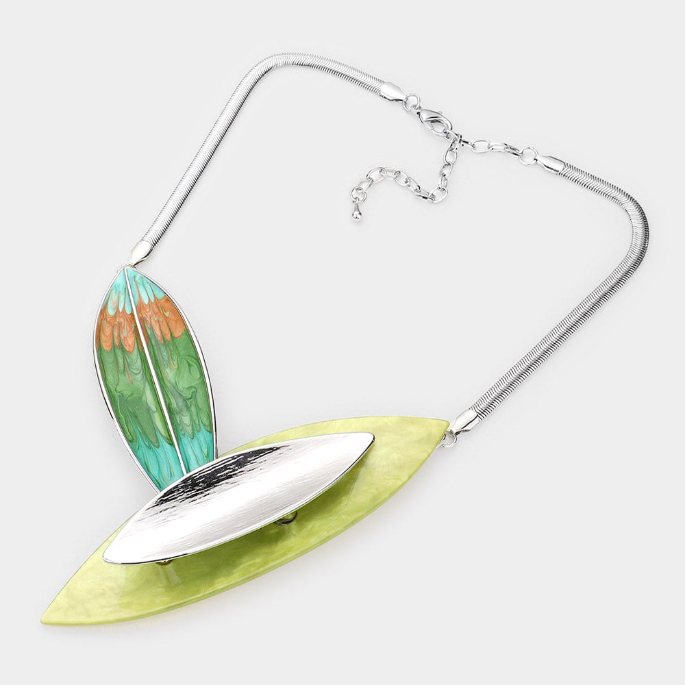Leaf Necklace Set