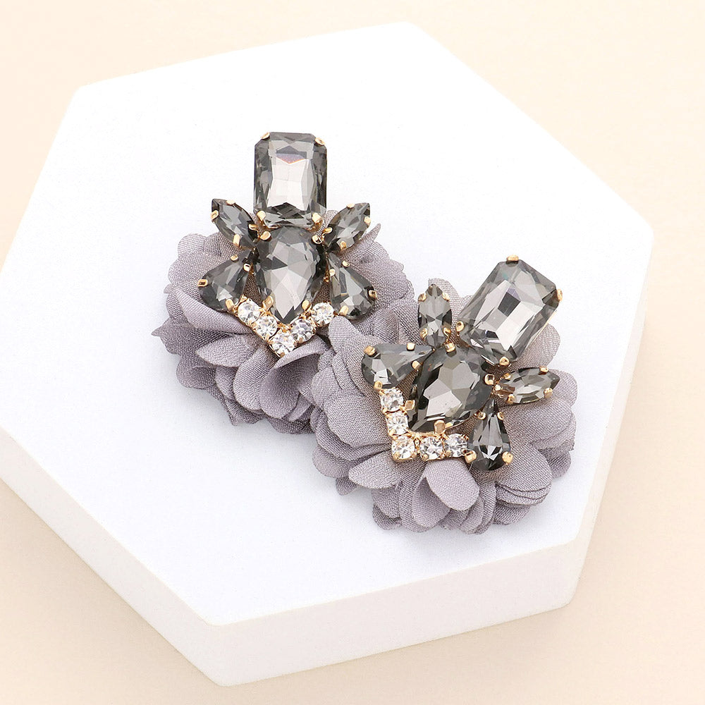 Floral Fashion Stud Earrings