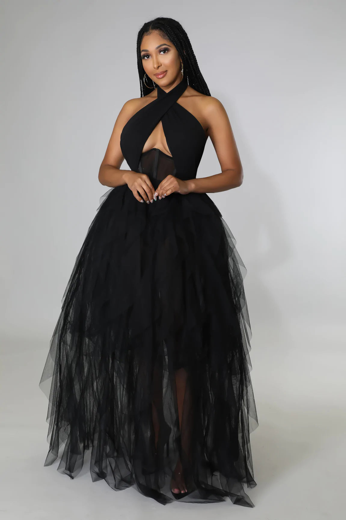 Midnight Tulle Dress