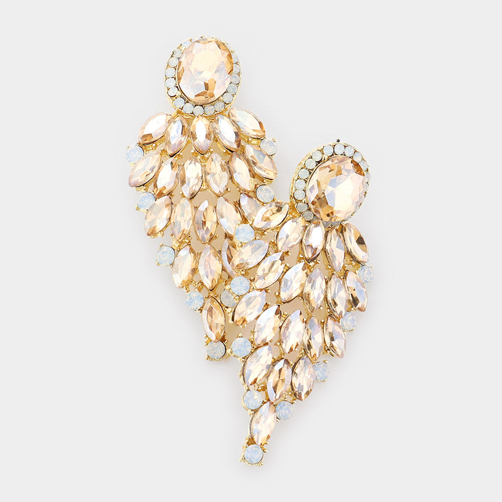 Vine cluster stone Earrings