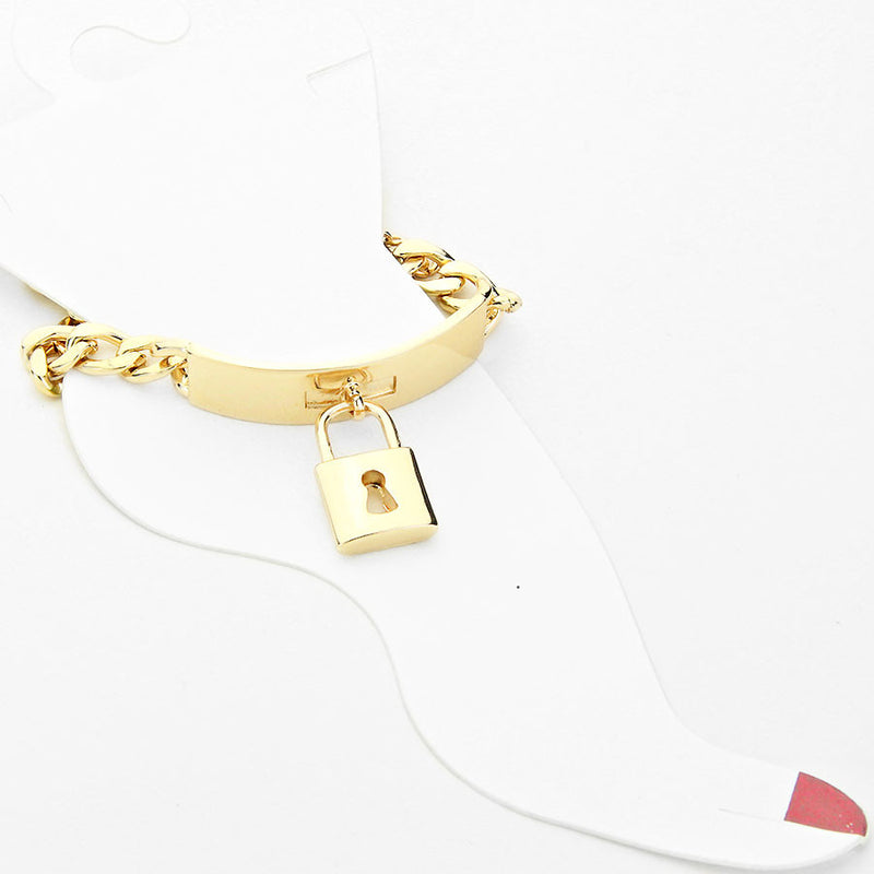 Padlock Chain Anklet