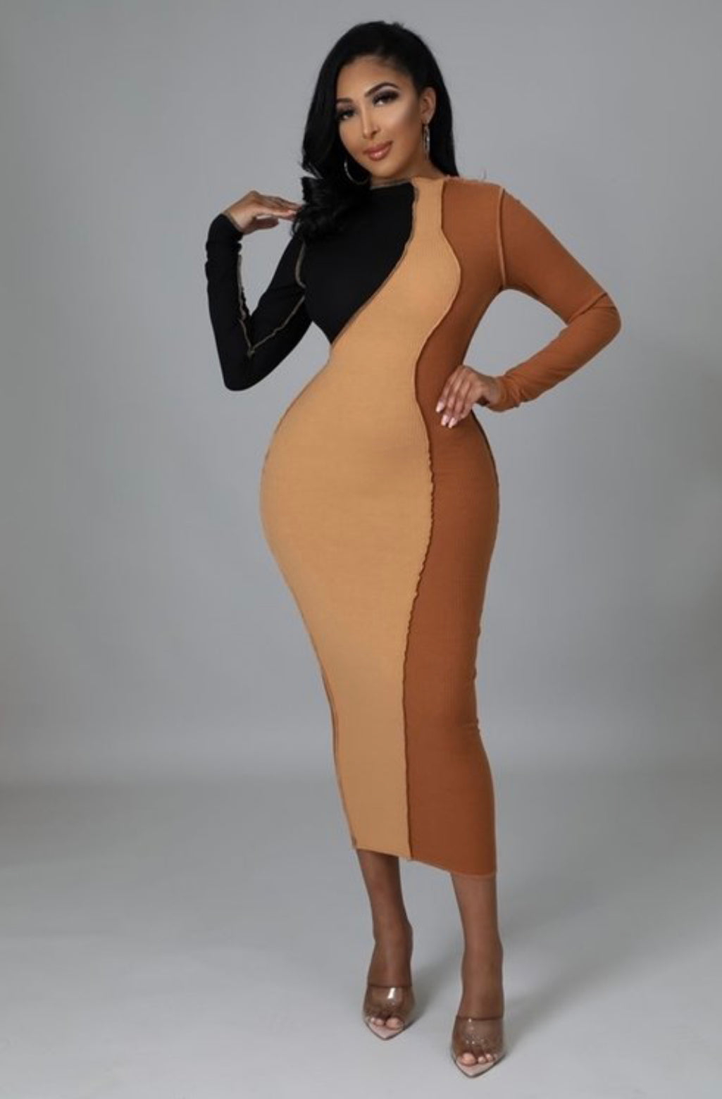 Chocolate Rush Midi Dress