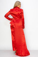 The Icon Blazer & Pants Set  (Red)