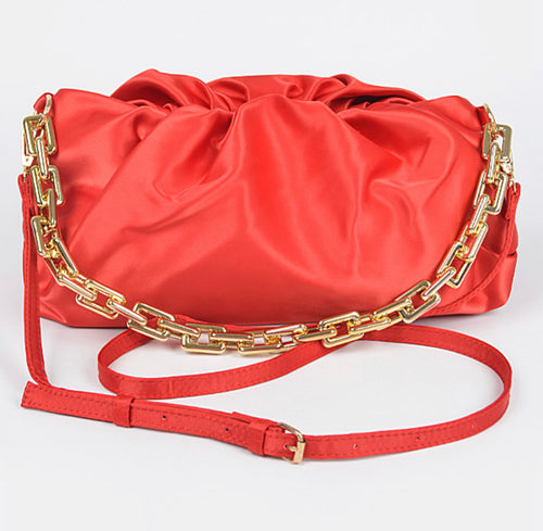 Satin Chic Clutch Bag