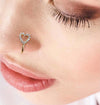 Heart Bling Nose Cuff