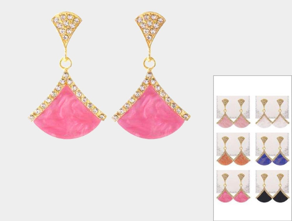 Fan Earrings (2 Styles)