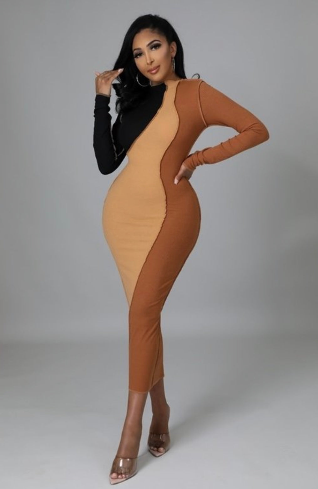Chocolate Rush Midi Dress