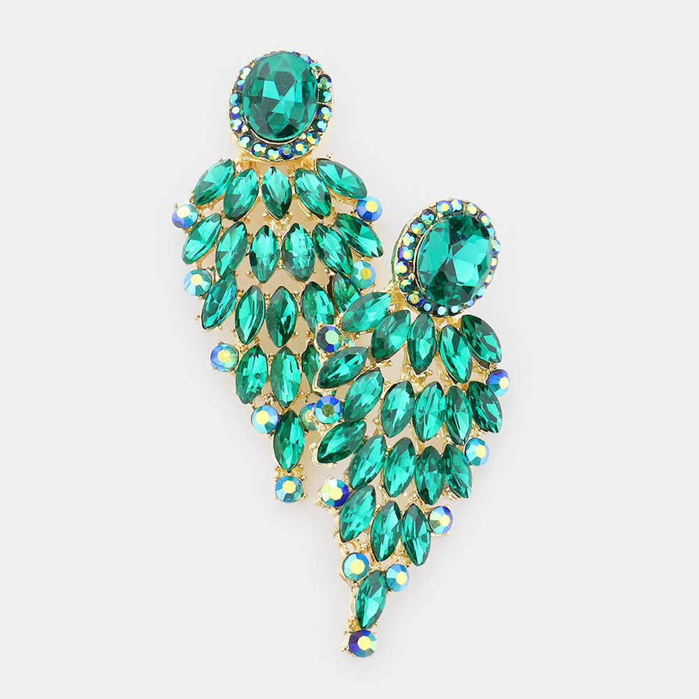 Vine cluster stone Earrings