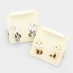 Flower Stud Earrings( Clip On Set)
