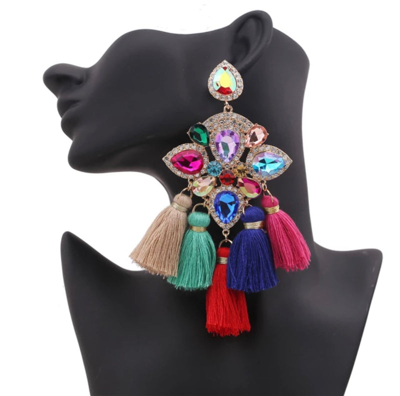 Bella-Lux Tassel Earrings