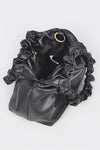 Faux Leather O Ring Handbag