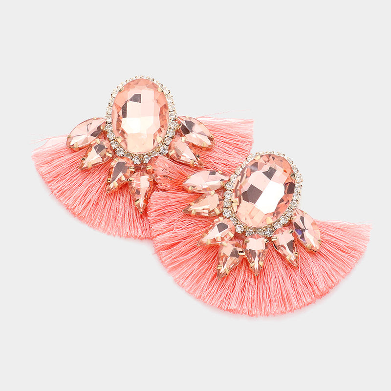 Fan Girl Tassel Earrings