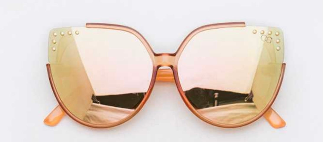 Spice it Up Mirrored Cat eye Sunglasses