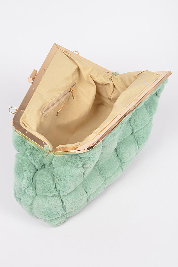 Chloe Faux Fur Handbag