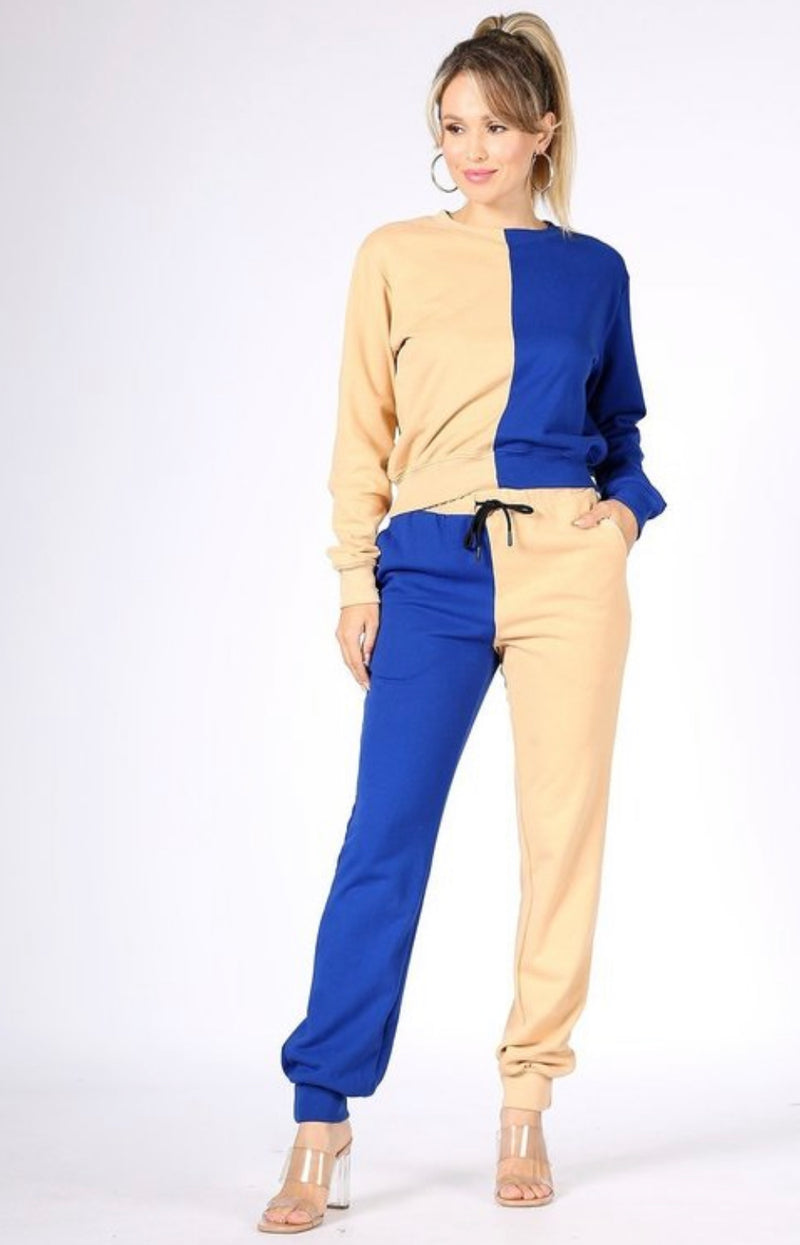 Color Blocked 2pc Set