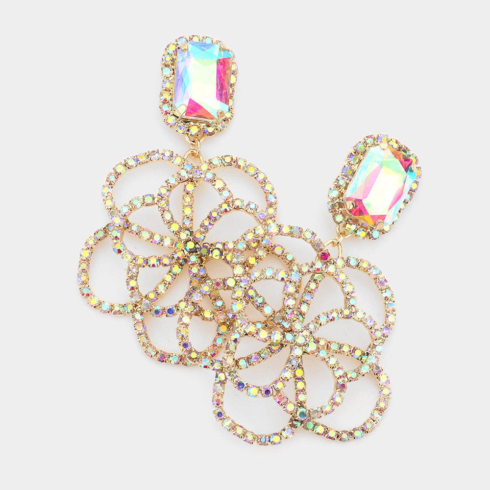 Flower Bomb Earrings (iridescent)
