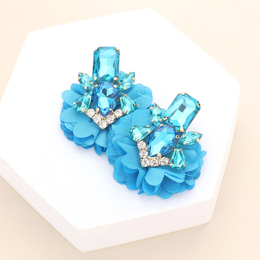 Floral Fashion Stud Earrings