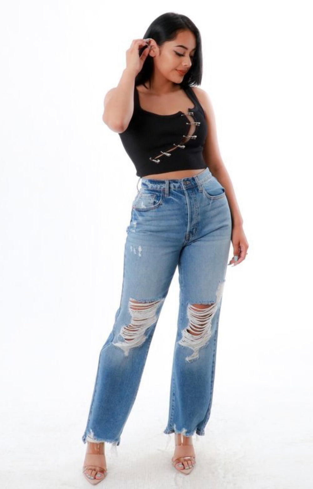 Pin Up Girl Crop Top