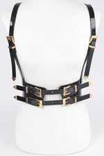Harness Me Faux Leather Belt