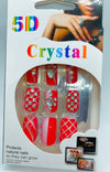 Abstract Crystal 5D Nails
