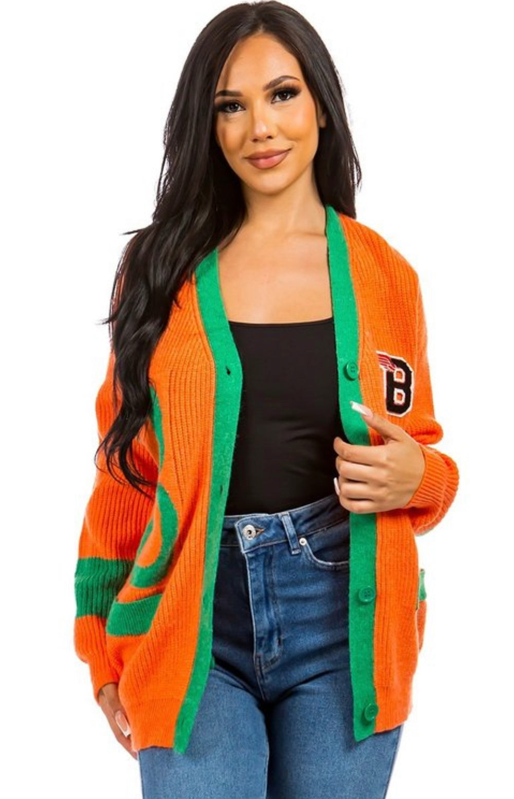 Beverly Patched Cardigan
