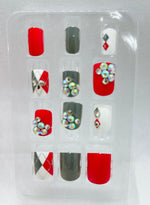 Abstract Crystal 5D Nails