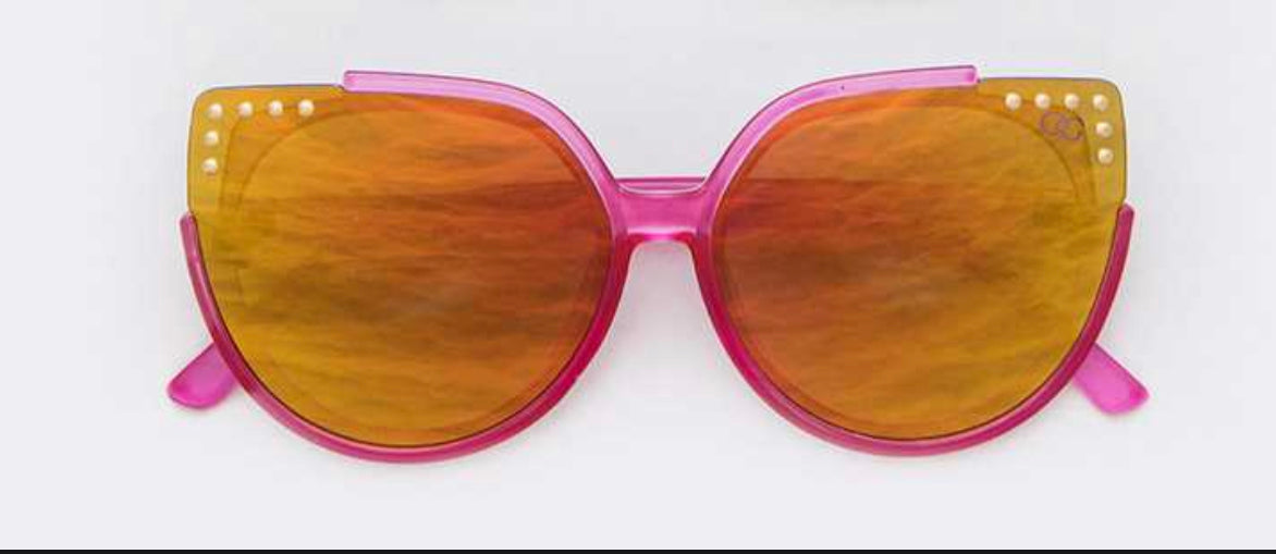 Spice it Up Mirrored Cat eye Sunglasses