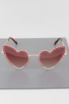 Rhinestone Heart Sunglasses