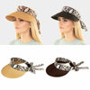 Snake Print Sun Visor