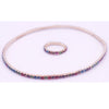 Rainbow Anklet & Toe Set