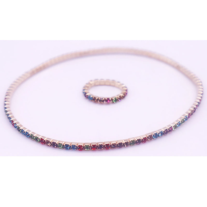Rainbow Anklet & Toe Set