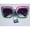 Diamond Luxe Color Block Sunglasses