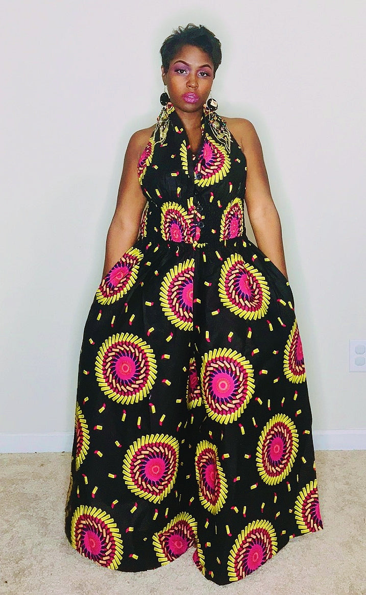 Amara Ankara Jumpsuit
