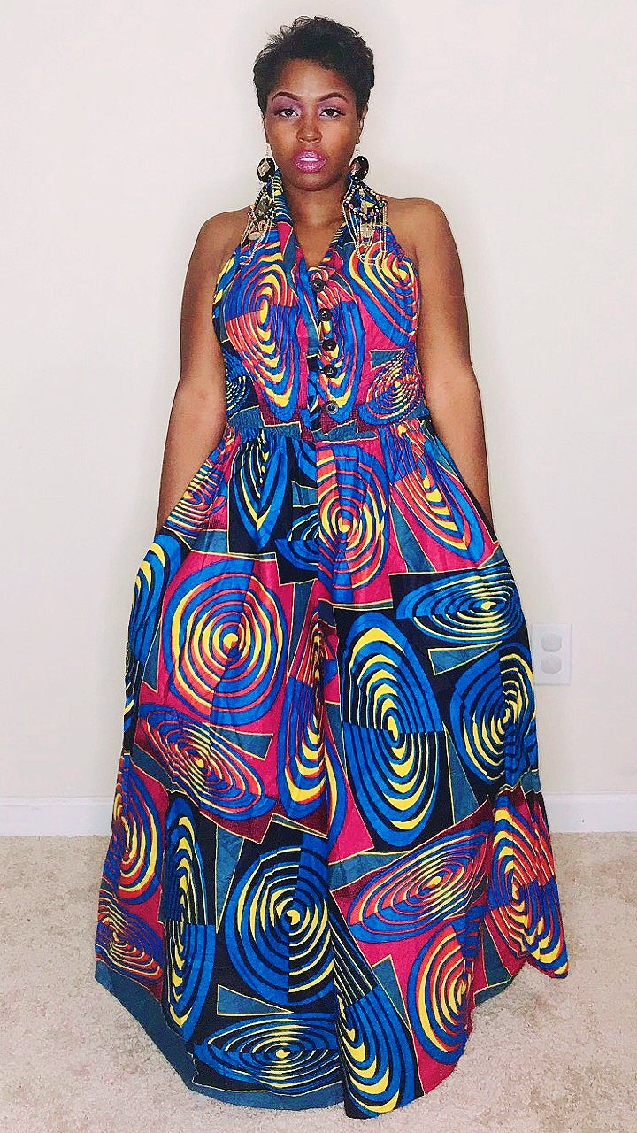 Ashanti Ankara Jumpsuit