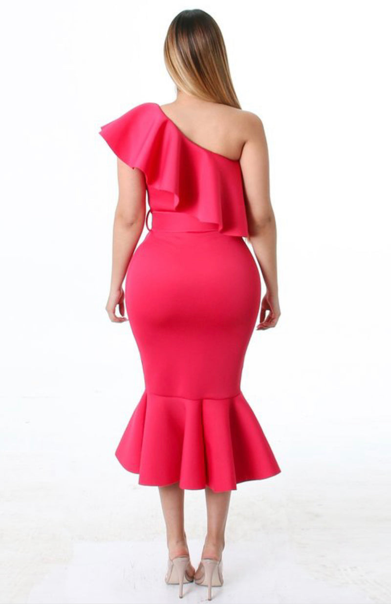 Diva Ruffle Dress