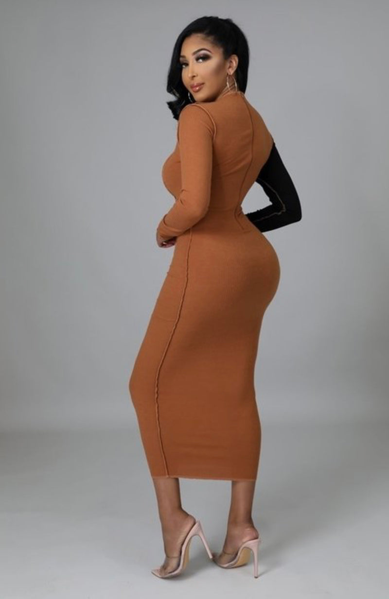 Chocolate Rush Midi Dress