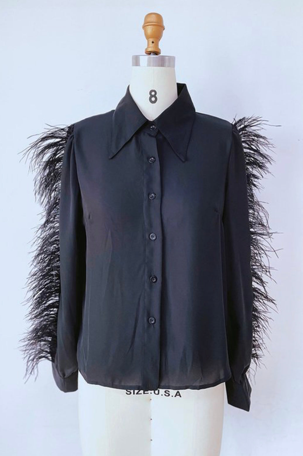 Raven Feather Blouse