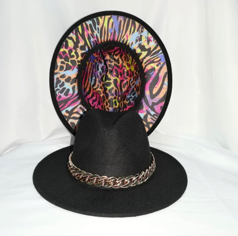 Wild Thang Fedora Hat w/Chain