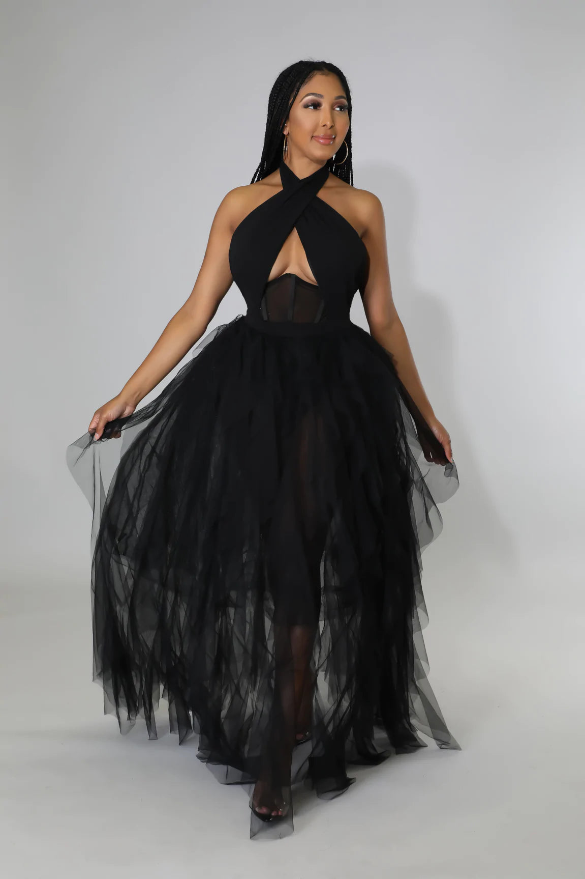Midnight Tulle Dress