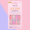 Pink Glam Couture Medium Coffin Press On Nail Set