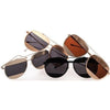 Peek-a-boo Aviator Sunglasses