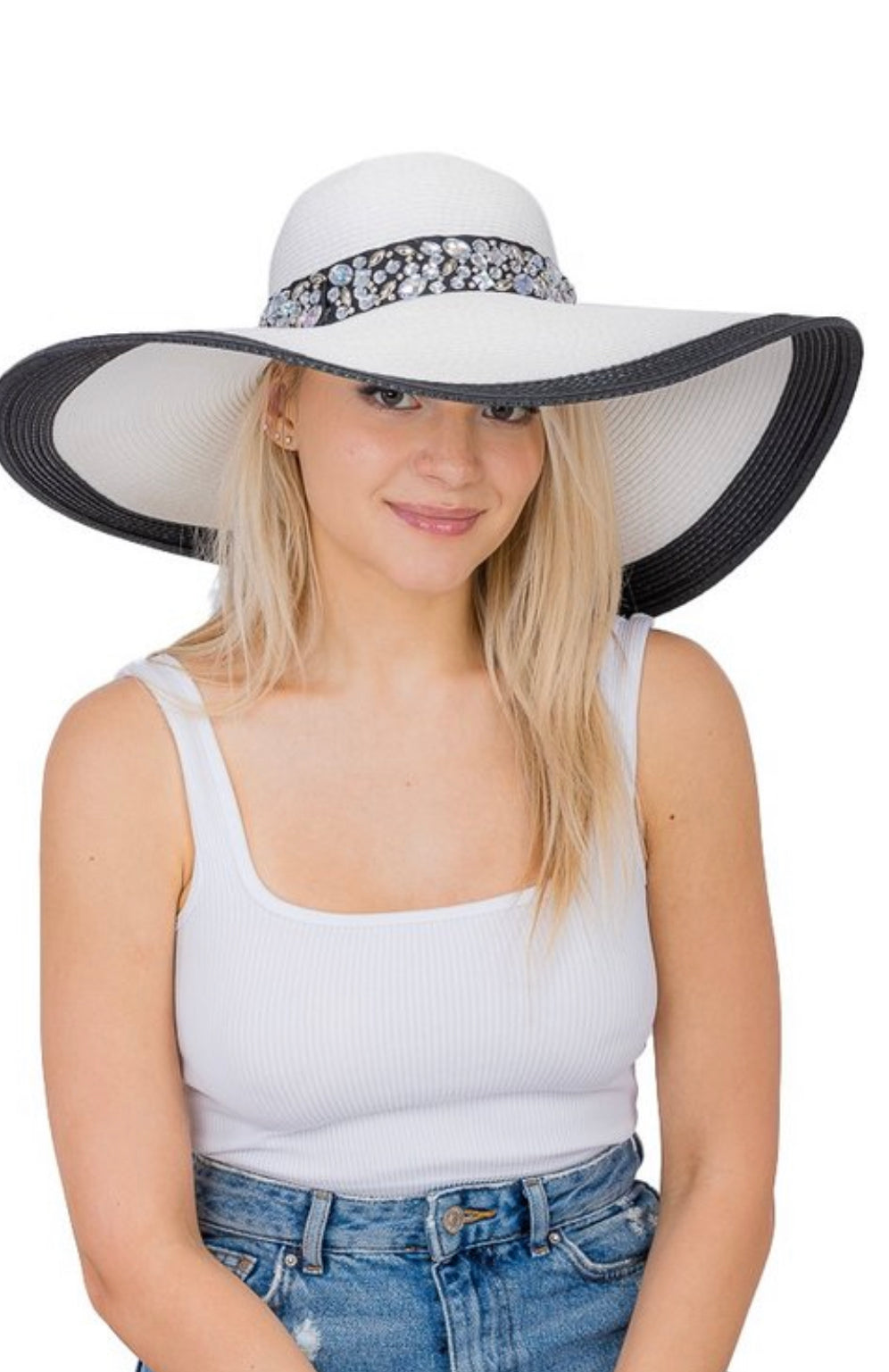Bejeweled Sun Hat