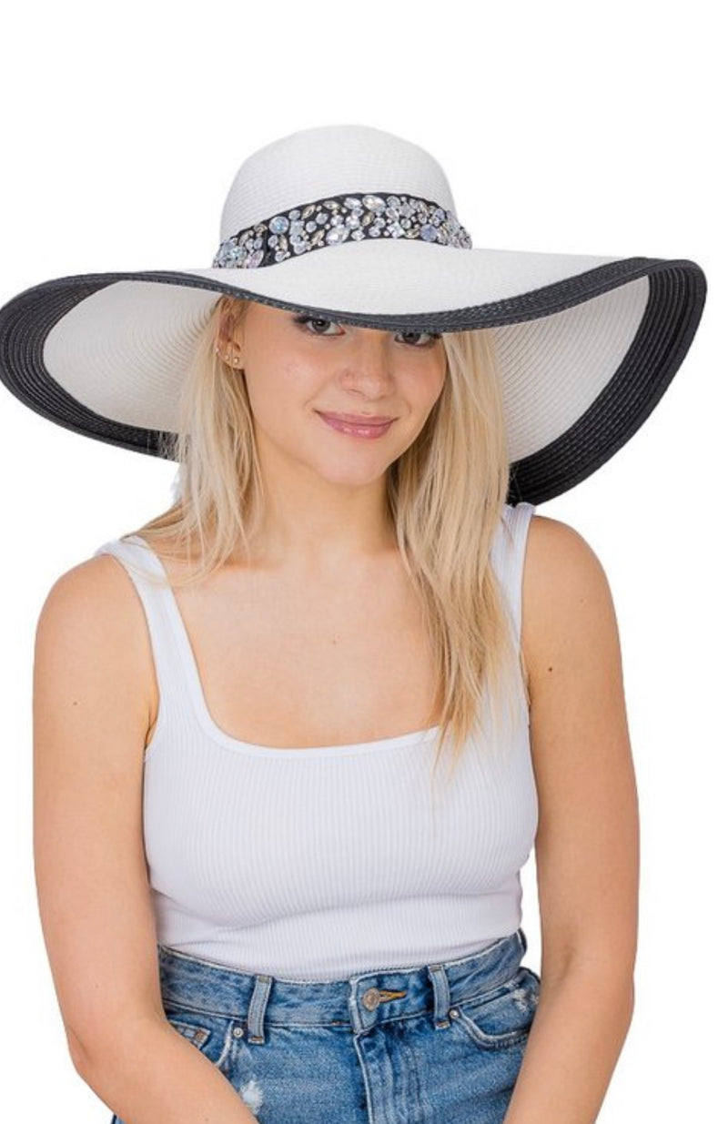 Bejeweled Sun Hat