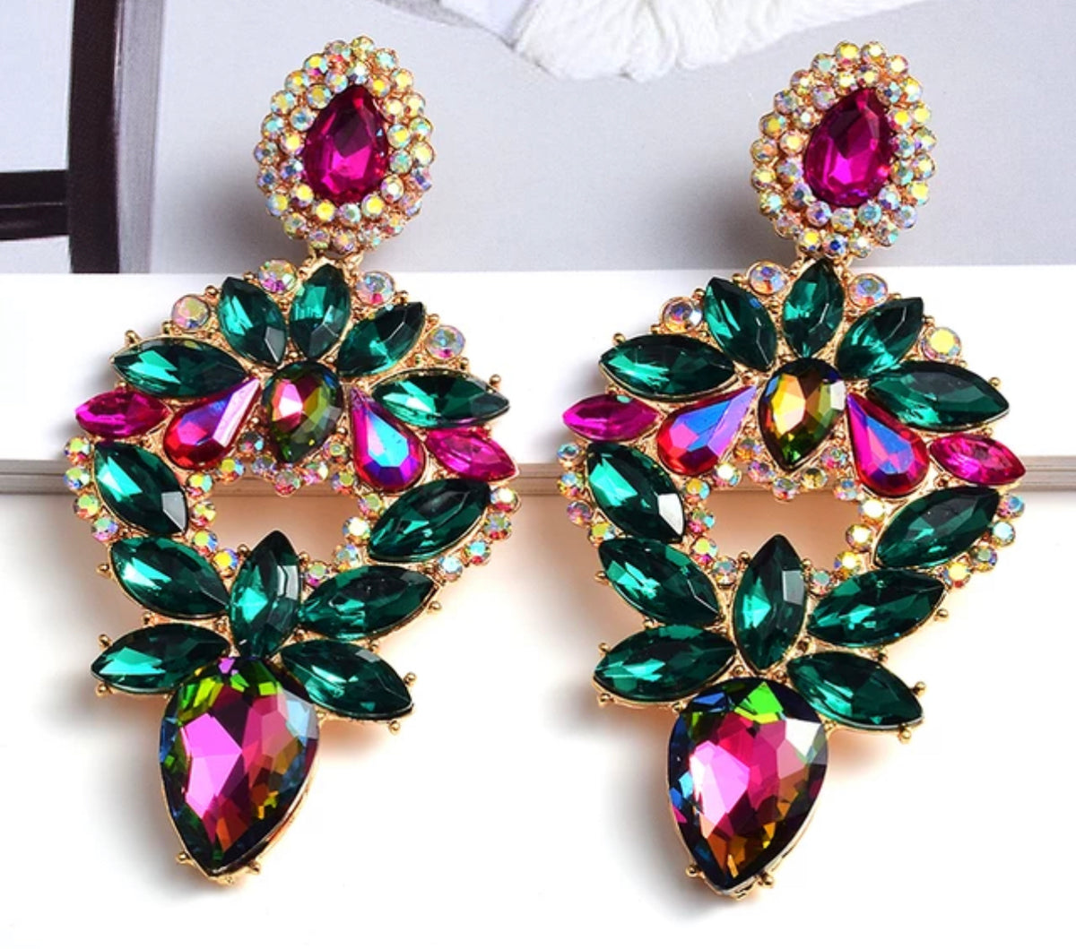 Wild Flower Sparkle Earrings